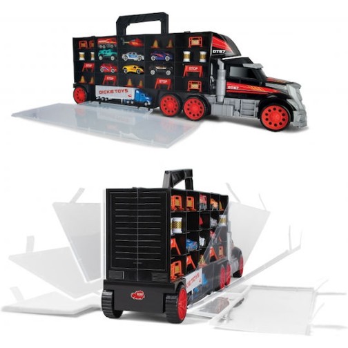 Dickie Σετ Φορτηγό Μεταφορέας Βαλίτσα & 7 Αυτοκινητάκια