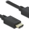 DeLock HDMI 1.3 Braided / Free Angle (180°) Cable HDMI male - HDMI male 2m Μαύρο