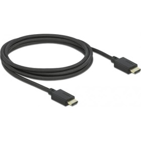 DeLock HDMI 1.3 Braided / Free Angle (180°) Cable HDMI male - HDMI male 2m Μαύρο