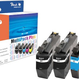 Peach Πακέτο Συμβατών Μελανιών Εκτυπωτή InkJet Brother Πολλαπλό (Color)