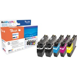 Peach Πακέτο Συμβατών Μελανιών Εκτυπωτή InkJet Brother Πολλαπλό (Color)