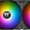 Thermaltake Floe RC240 Υδρόψυξη Επεξεργαστή Διπλού Ανεμιστήρα 120mm για Socket AM4/1200/115x με RGB Φωτισμό