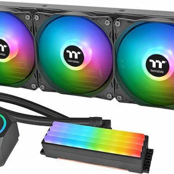 Thermaltake Floe RC360 Υδρόψυξη Επεξεργαστή Τριπλού Ανεμιστήρα 120mm για Socket AM4/1200/115x με RGB Φωτισμό