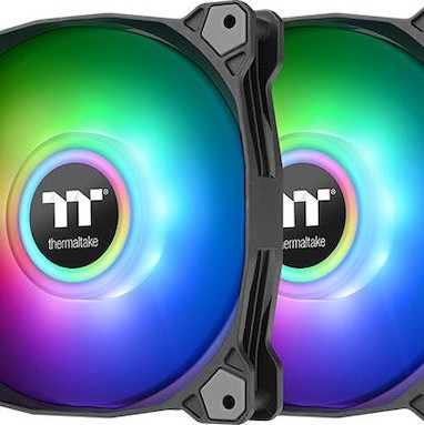 Thermaltake Pure Duo 14 Case Fan 140mm με ARGB Φωτισμό και Σύνδεση 4-Pin PWM 2τμχ