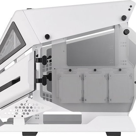 Thermaltake AH T200 Gaming Micro Tower Κουτί Υπολογιστή με Πλαϊνό Παράθυρο Λευκό