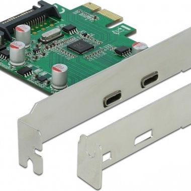 DeLock Κάρτα PCIe σε 2 θύρες Type-C