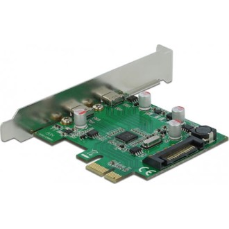 DeLock Κάρτα PCIe σε 2 θύρες Type-C