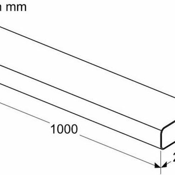 Bosch Επέκταση Καμινάδας Απορροφητήρα Συμβατή με Bosch
