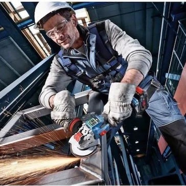 Bosch GWX 18V-15 SC Τροχός 125mm Μπαταρίας Brushless με Ρύθμιση Στροφών 18V Solo