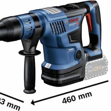 Bosch GBH 18V-36 C Κρουστικό Σκαπτικό Πιστολέτο Μπαταρίας 18V 2x8Ah με Υποδοχή SDS Max