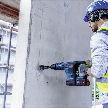 Bosch GBH 18V-36 C Κρουστικό Σκαπτικό Πιστολέτο Μπαταρίας 18V 2x8Ah με Υποδοχή SDS Max