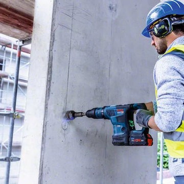 Bosch GBH 18V-36 C Κρουστικό Σκαπτικό Πιστολέτο Μπαταρίας Brushless 18V 2x5.5Ah με Υποδοχή SDS Max