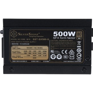 Silverstone SFX SX500-G 500W Μαύρο Τροφοδοτικό Υπολογιστή Full Modular 80 Plus Gold