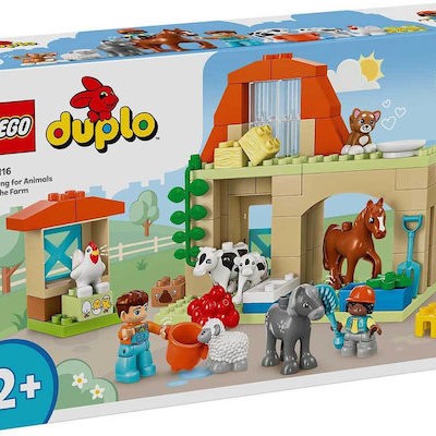 Lego Duplo Caring For Animals At The Farm για 2+ Ετών 74τμχ