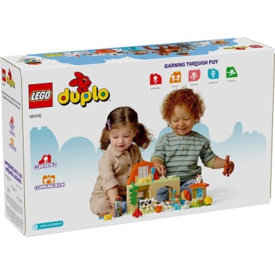 Lego Duplo Caring For Animals At The Farm για 2+ Ετών 74τμχ