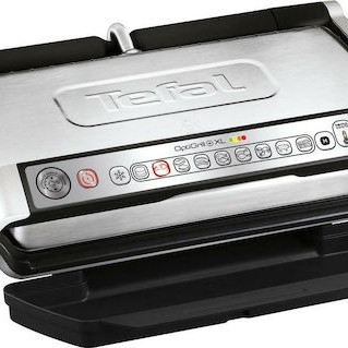 Tefal OptiGrill + XL Τοστιέρα Γκριλιέρα με Αποσπώμενες Πλάκες 2000W Inox