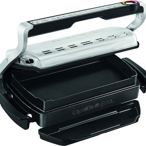 Tefal OptiGrill + XL Τοστιέρα Γκριλιέρα με Αποσπώμενες Πλάκες 2000W Inox