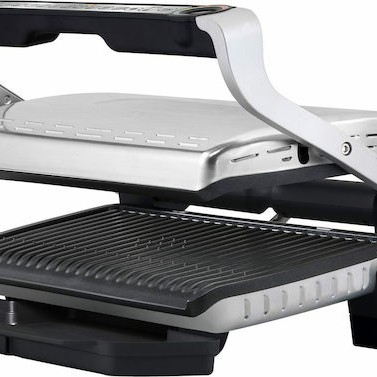Tefal OptiGrill + XL Τοστιέρα Γκριλιέρα με Αποσπώμενες Πλάκες 2000W Inox