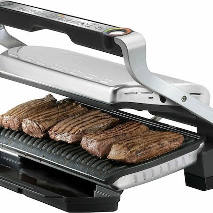 Tefal OptiGrill + XL Τοστιέρα Γκριλιέρα με Αποσπώμενες Πλάκες 2000W Inox