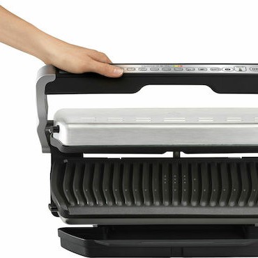 Tefal OptiGrill + XL Τοστιέρα Γκριλιέρα με Αποσπώμενες Πλάκες 2000W Inox