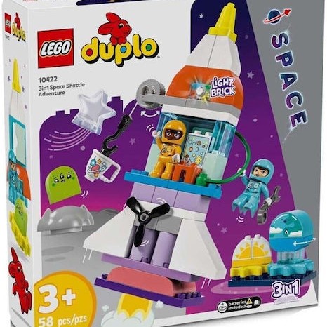 Lego Duplo 3 In 1 Space Shuttle Adventure για 3+ Ετών 58τμχ