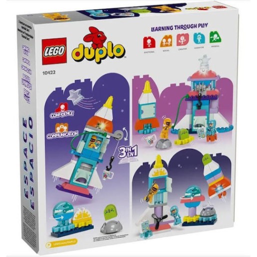 Lego Duplo 3 In 1 Space Shuttle Adventure για 3+ Ετών 58τμχ