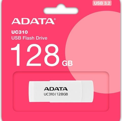 Adata UC310 128GB USB 3.2 Stick Λευκό