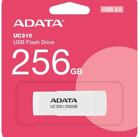 Adata Uc310 256GB USB 3.2 Stick Λευκό