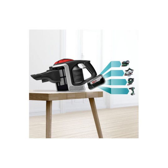 Bosch Επαναφορτιζόμενη Σκούπα Stick 18V Μαύρη BSS81POW1