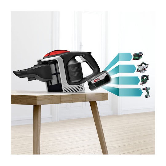 Bosch Επαναφορτιζόμενη Σκούπα Stick 18V Μαύρη BSS81POW1