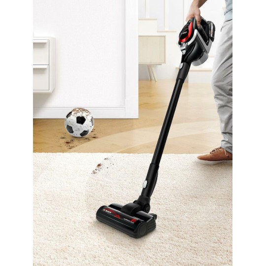 Bosch Επαναφορτιζόμενη Σκούπα Stick 18V Μαύρη BSS81POW1