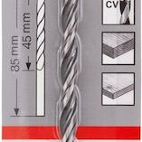 Bosch Τρυπάνι HSS με Κυλινδρικό Στέλεχος για Ξύλο 5x52mm