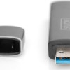 Digitus Card Reader USB 3.0 Type-C για SD/microSD Γκρι