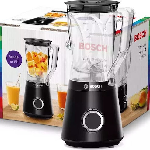 Bosch VitaPower Μπλέντερ για Smoothies 1.5lt 1200W Μαύρο