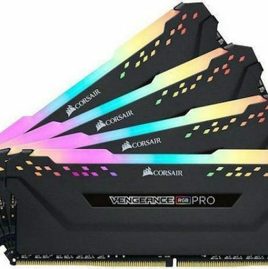 Corsair Vengeance RGB Pro DDR4 64GB RAM με 4x16GB Modules και Ταχύτητα 3600 για Desktop