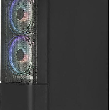 Aerocool Quantum Mesh v3 Gaming Midi Tower Κουτί Υπολογιστή με Πλαϊνό Παράθυρο και RGB Φωτισμό Μαύρο