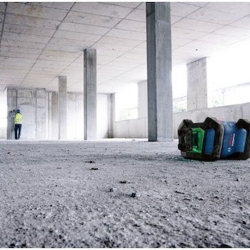 Bosch GRL 650 CHVG Περιστροφικό Αλφάδι Laser Πράσινης Δέσμης 18V με Εύρος Εργασίας 70m