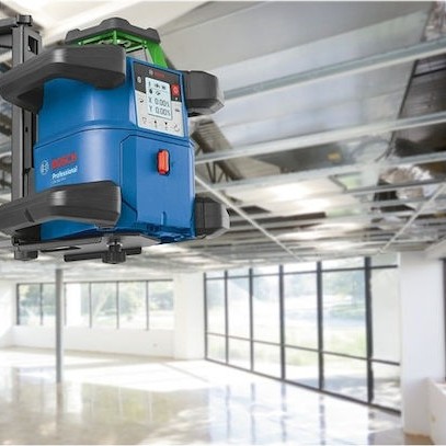 Bosch GRL 650 CHVG Περιστροφικό Αλφάδι Laser Πράσινης Δέσμης 18V με Εύρος Εργασίας 70m