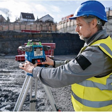 Bosch GRL 650 CHVG Περιστροφικό Αλφάδι Laser Πράσινης Δέσμης 18V με Εύρος Εργασίας 70m