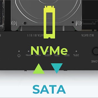 Icy Box Docking Station για 2 Σκληρούς Δίσκους SATA 2.5