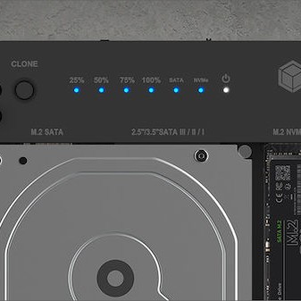 Icy Box Docking Station για 2 Σκληρούς Δίσκους SATA 2.5