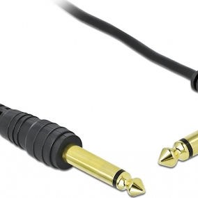 DeLock Cable 6.3mm male - 6.3mm male 2m (85939)