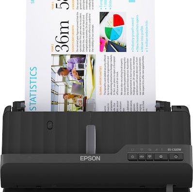 Epson WorkForce ES-C320W Sheetfed (Τροφοδότη χαρτιού) Scanner A4 με WiFi