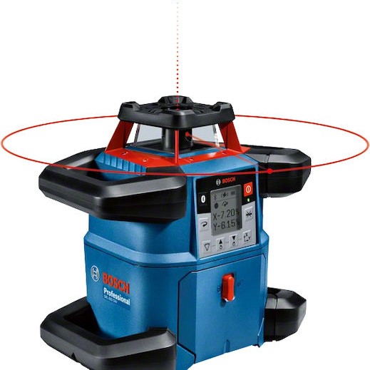 Bosch Grl 600 Chv Professional Γραμμικό Αλφάδι Laser Κόκκινης Δέσμης 18V με Εύρος Εργασίας 60m