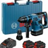 Bosch GBH 18V-34 CF Kit Κρουστικό Σκαπτικό Πιστολέτο Μπαταρίας Brushless 18V 2x5.5Ah με Υποδοχή SDS Plus