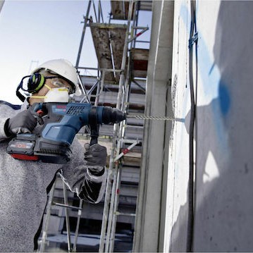 Bosch GBH 18V-34 CF Kit Κρουστικό Σκαπτικό Πιστολέτο Μπαταρίας Brushless 18V 2x5.5Ah με Υποδοχή SDS Plus