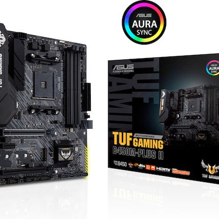 Asus TUF Gaming B450M-Plus II Motherboard Micro ATX με AMD AM4 Socket
