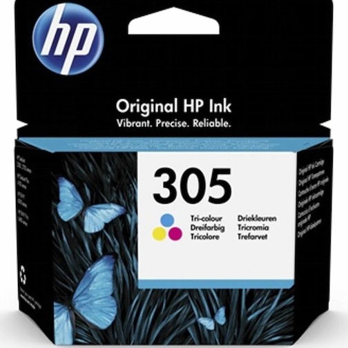 HP 305 Γνήσιο Μελάνι Εκτυπωτή InkJet Πολλαπλό (Color) (3YM60AE)