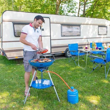Campingaz Party Grill 600R Φορητή Ψησταριά Υγραερίου Σχάρας 52x52εκ. με 1 Εστία 4kW