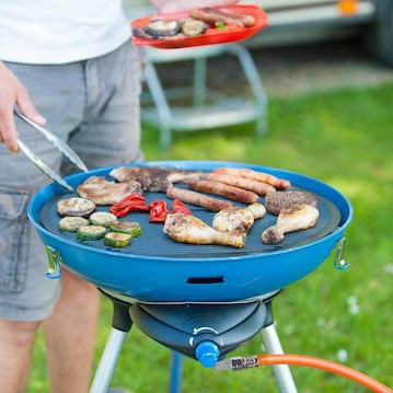 Campingaz Party Grill 600R Φορητή Ψησταριά Υγραερίου Σχάρας 52x52εκ. με 1 Εστία 4kW